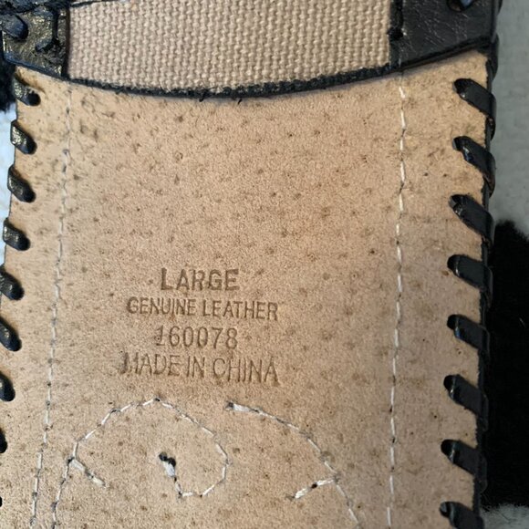 Wide Statement Brown Braided Leather Canvas Boho Chic 70s Hippie Corset Belt - Picture 7 of 13